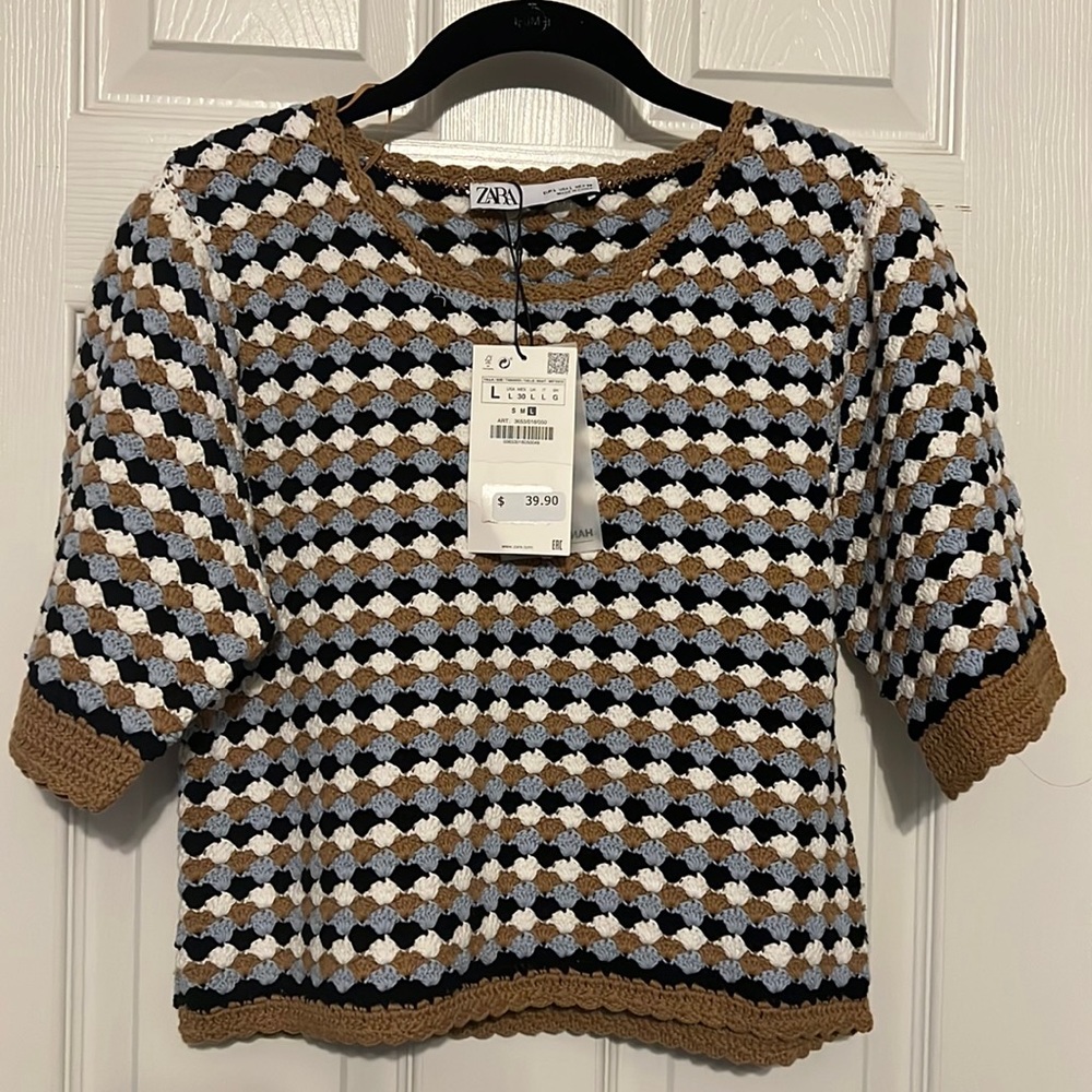 NWT Zara Knit Top